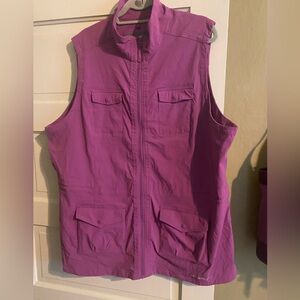 Eddie Bauer Travex Vest - purple/pink 3x women’s